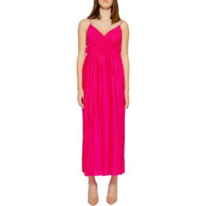 Only  ELEMA S/L MAXI WRAP DRESS LINING JRS 15207351  Společenské šaty Růžová