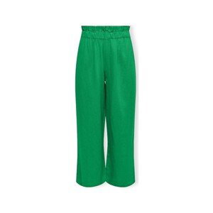 Only  Solvi-Caro Linen Trousers - Green Bee  Kalhoty Zelená