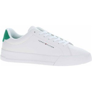 Tommy Hilfiger  Pánská obuv  FM0FM04971 0K4 White-Olympic Green  Vycházková obuv Bílá