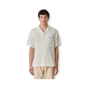 Portuguese Flannel  Grain Shirt - White  Košile s dlouhymi rukáv Bílá