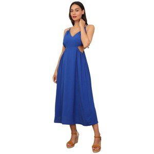 La Modeuse  70918_P166095  Společenské šaty Modrá
