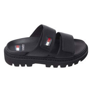 Tommy Jeans  -  Sportovní sandály Černá