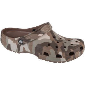 Crocs  Classic Printed Camo Clog  Papuče Hnědá