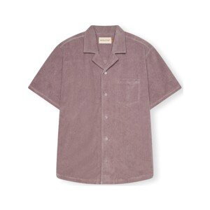 Revolution  Terry Cuban Shirt S/S - Purple  Košile s dlouhymi rukáv Fialová