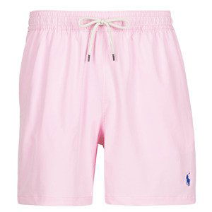 Polo Ralph Lauren  MAILLOT SHORT DE BAIN EN NYLON RECYCLE, CORDON DE SERRAGE ET POC  Plavky Růžová