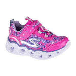 Skechers  Heart Lights  Tenisky Dětské Růžová