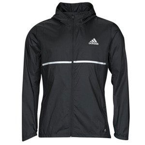 adidas  OWN THE RUN JACKET  Bundy Černá