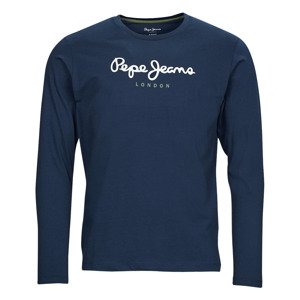 Pepe jeans  EGGO LONG  Trička s krátkým rukávem Tmavě modrá