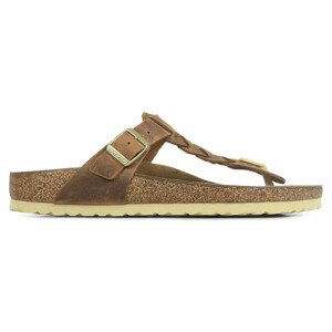 Birkenstock  Gizeh Braided  Sandály Hnědá