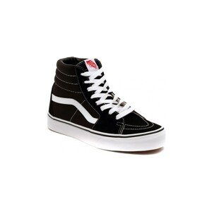 Vans  SK8 HI BLACK  Tenisky Stříbrná