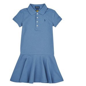 Polo Ralph Lauren  SS POLO DRES-DRESSES-KNIT  Krátké šaty Dětské Modrá