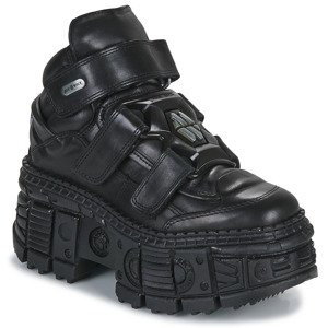 New Rock  M-WALL285-S2  Kotníkové boty Černá