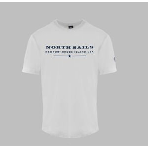 North Sails  9024020101 White  Trička s krátkým rukávem Bílá