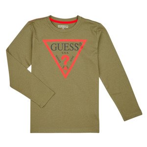 Guess  LS T SHIRT CORE  Trička s dlouhými rukávy Dětské Khaki