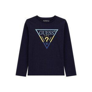 Guess  LS T SHIRT  Trička s dlouhými rukávy Dětské Tmavě modrá