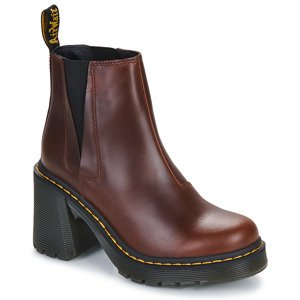 Dr. Martens  Spence Dark Brown Classic Pull Up  Kotníkové kozačky Hnědá