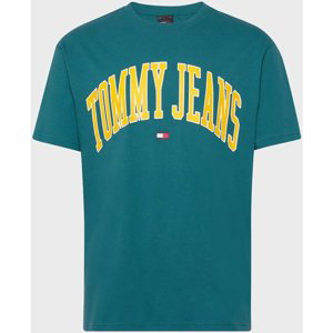 Tommy Jeans  DM0DM18558  Trička s krátkým rukávem Zelená