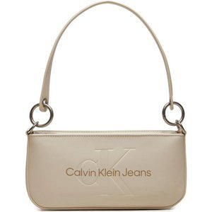 Calvin Klein Jeans  SCULPTED SHOULDER POUCH25 MONO K60K610679  Tašky Béžová