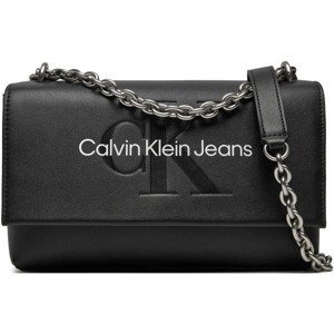 Calvin Klein Jeans  SCULPTED EW FLAP W/CHAIN25 MONO K60K612221  Tašky Černá