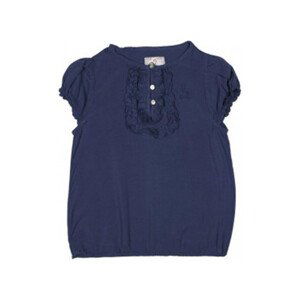 Miss Girly  T-shirt manches courtes FIFLEUR  Trička s krátkým rukávem Dětské Tmavě modrá