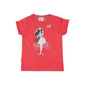 Miss Girly  T-shirt manches courtes fille FLIRT  Trička s krátkým rukávem Dětské Oranžová