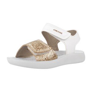 Geox  B SANDAL LIGHTFLOPPY  Sandály Dětské Bílá