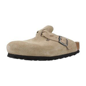 Birkenstock  BOSTON BRAIDED SUEDE LEAT  Dřeváky