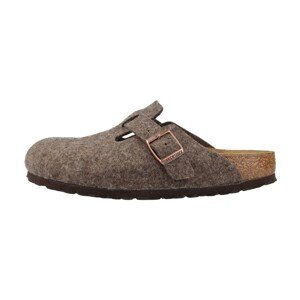 Birkenstock  BOSTON WOOL FELT  Dřeváky Hnědá