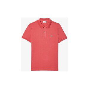 Lacoste  L1212 SHORT SLEEVED RIBBED COLLAR S  Košile s krátkými rukávy Růžová