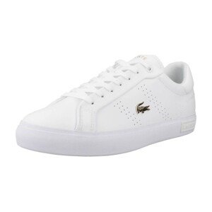 Lacoste  POWERCOURT 2.0 LEATHER  Módní tenisky Bílá