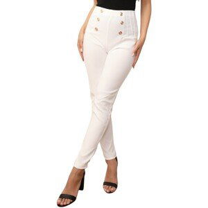 La Modeuse  71874_P168756  Legíny / Punčochové kalhoty Bílá
