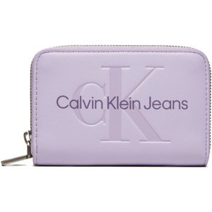 Calvin Klein Jeans  SCULPTED MED ZIP AROUND MONO K60K612255  Peněženky Fialová