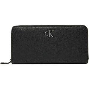 Calvin Klein Jeans  MINIMAL MONOGRAM ZIP AROUND K60K612266  Peněženky Černá