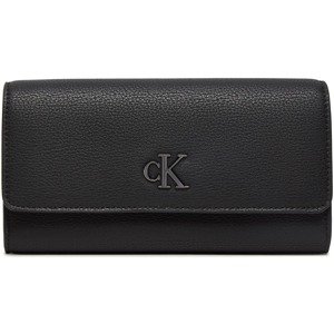 Calvin Klein Jeans  MINIMAL MONOGRAM LONG FOLD SNAP K60K612267  Peněženky Černá