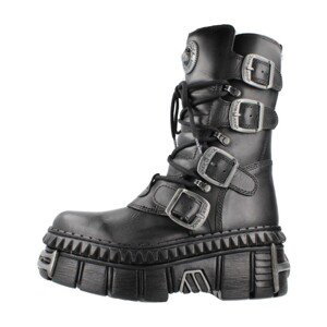 New Rock  MWALLS373 S10  Kotníkové boty Černá