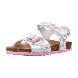 Geox  B SANDAL CHALKI GIRL  Sandály Dětské Bílá