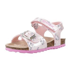 Geox  B SANDAL CHALKI GIRL  Sandály Dětské Růžová