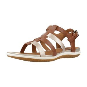 Geox  D SANDAL VEGA  Sandály Hnědá