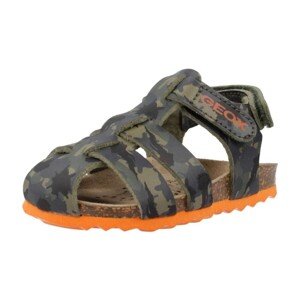 Geox  B SANDAL CHALKI BOY  Sandály Dětské Zelená