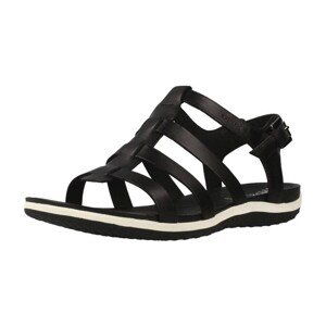 Geox  D SANDAL VEGA  Sandály Černá