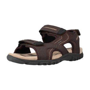 Geox  UOMO SANDAL STRADA  Sandály Hnědá