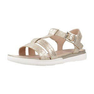 Geox  D SANDAL HIVER  Sandály Zlatá