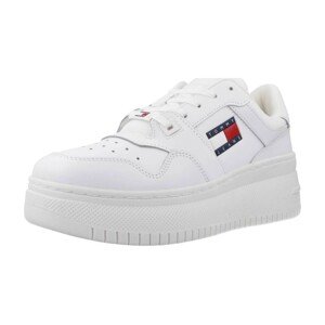 Tommy Jeans  TJW RETRO BASKET FLATFORM ESS  Módní tenisky Bílá