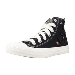 Converse  CTAS FLOWER PLAY HI BLACK  Módní tenisky Černá