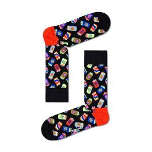 Happy socks  CAN01 9300  Podkolenky Černá