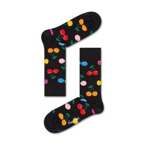 Happy socks  CHE01 9002  Podkolenky Černá