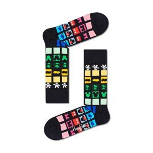 Happy socks  DNY01 9300  Podkolenky Černá