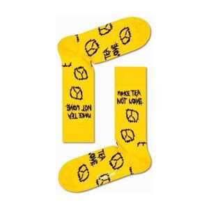 Happy socks  MPY01 2200  Podkolenky Žlutá