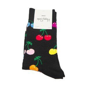 Happy socks  CHERRY  Podkolenky Černá