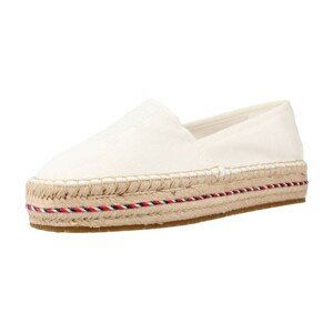 Tommy Hilfiger  TH EMBROIDERED FLATFORM  Espadrilky Bílá